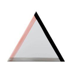 Плитка Petracer`s Triangolo Pennellato B grigio nero rosa 17x17x15