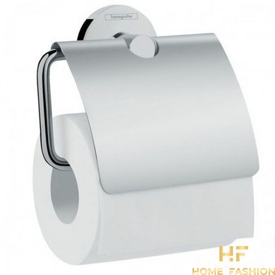 Держатель туалетной бумаги HANSGROHE Logis, с крышкой, хром, 41723000