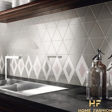 Плитка Petracer`s Triangolo Cornice rosso 17x17x15