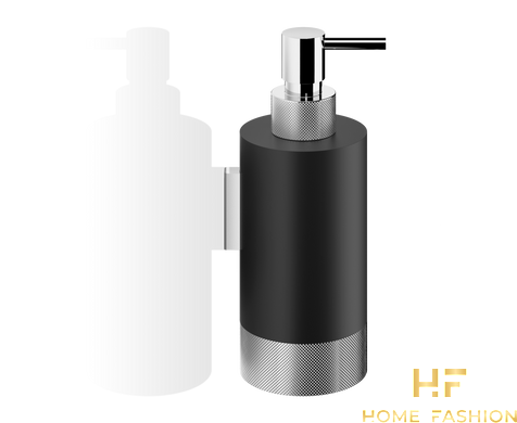Дозатор для жидкого мыла DECOR WALTHER CLUB WSP1 0855960, цвет - черный матовый/хром