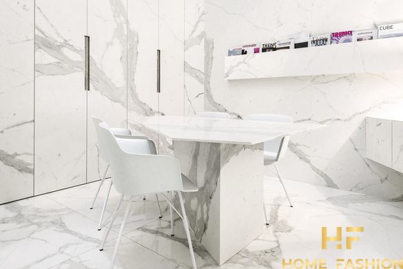 Керамогранит Ultra Marmi Bianco Calacatta 37,5x75 Levigato Silk