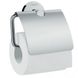 Тримач туалетного паперу HANSGROHE Logis, з кришкою, хром, 41723000