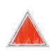 Плитка Petracer`s Triangolo Cornice rosso 17x17x15