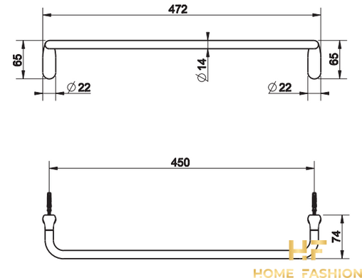 Полотенцедержатель GESSI GOCCIA 38100-031