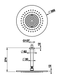 Верхній душ GESSI 316 SHOWER 54152-239