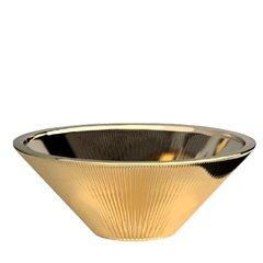 Раковина встраиваемая под столешницу Glass Design Tekno Lux 40 Sotto TEKNOL40SGD, цвет - золото