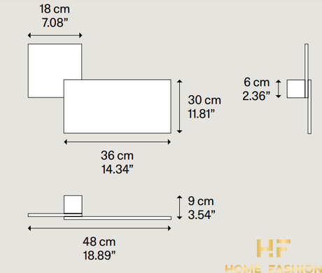 Бра Lodes Puzzle Square&Rectangle 146006