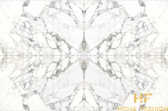 Керамогранит Ultra Marmi Arabescato Statuario 37,5x75 Lucidato Shiny