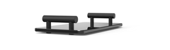 Полочка DECOR WALTHER BAR TAB 0857060, цвет - чёрный матовый/чёрное акриловое стекло