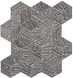 Плитка Lumina Glam Silver Cube Mosaico 22,5X26