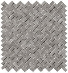 Плитка Maku Grey Gres Mosaico Spina Matt
