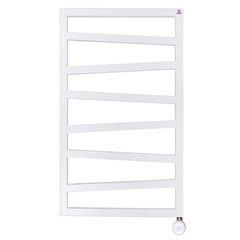 Електрична рушникосушка Terma ZigZag з вилкою 83.5х50 біла (WLZIG083050KS96E1OKXU)