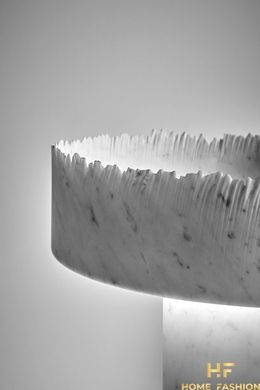 Напольная раковина Antonio Lupi Flow с LED подсветкой 85х47 Bianco Carrara (FLOWL)