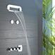 Каскадный излив для душа GESSI CASCATA 39892 + 39890
