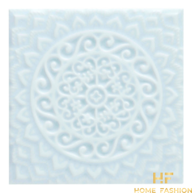 Декор Adex Studio Relieve Mandala Universe Ice Blue 14,8х14,8