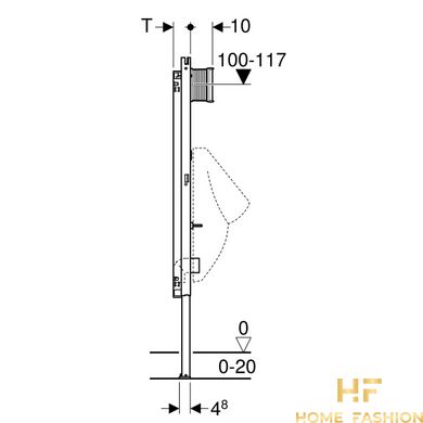 Инсталляция для писсуара Geberit Duofix 111.665.00.5