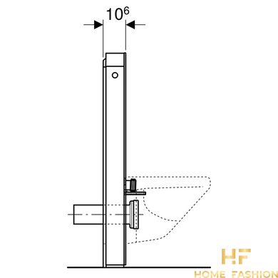 Инсталляция для подвесного унитаза Geberit Monolith 131.021.SI.5