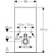 Инсталляция для подвесного унитаза Geberit Monolith 131.021.SI.5