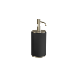 Дозатор для жидкого мыла Gessi Habito Black/Finox Brushed Nickel (66438-149)
