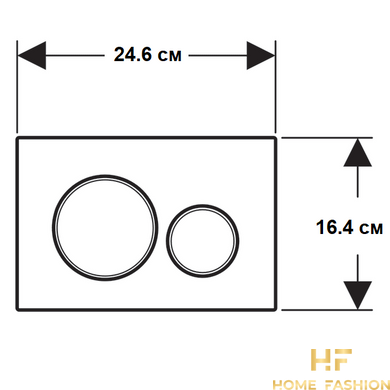 Кнопка змиву Geberit Sigma20 115.882.KH.1