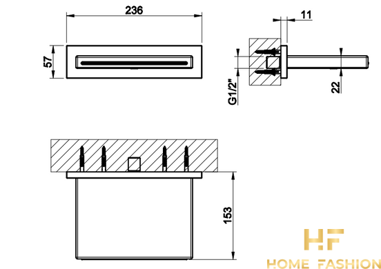 Верхній душ GESSI 316 SHOWER 20293-239