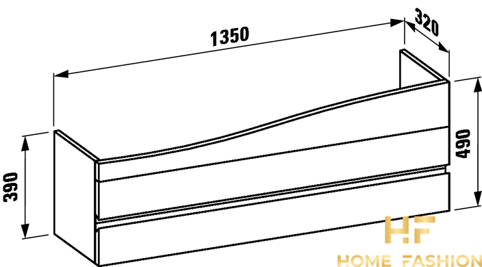 Тумба под раковину Laufen Alessi One H4243600976301