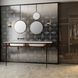 Керамограніт Petracer`s Swing Piuma ottone su fondo nero matt 60x60