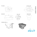 Підвісний унітаз Devit Comfort New з сидінням Slim Soft-Close білий (3120123)
