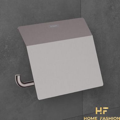 Тримач для туалетного паперу Hansgrohe AddStoris чорний матовий (41753340)