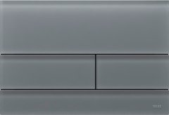 Клавіша змиву Tece Square II матове сіре скло (9240826)