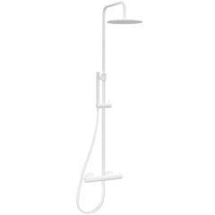 Душевая система с термостатом Paffoni Mini Birillo Matt White (ZCOL638KLIQBO)
