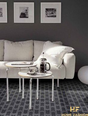 Керамограніт Petracer`s Swing Geometria sterling silver su fondo bianco matt 60x60