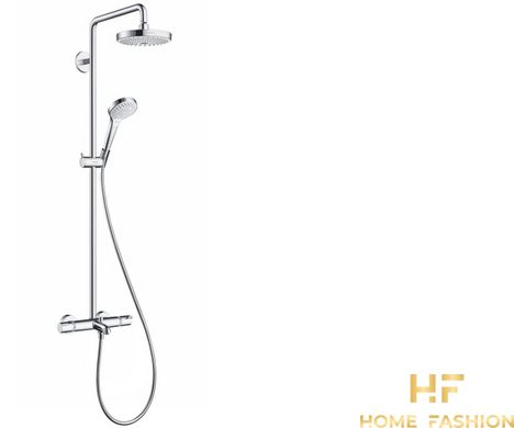 Душова система для ванни HANSGROHE Croma Select S 180 2jet Showerpipe, 27351400