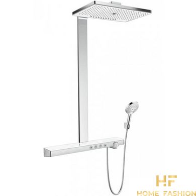 Душова система для душа HANSGROHE Rainmaker Select 460 3jet Showerpipe, білий/хром, 27106400