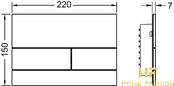 Кнопка змиву Tece Square II 9240824