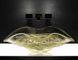 Раковина накладная Glass Design Arte Murano Uno ARTEUNOFOF4, цвет - прозрачный / сусальное золото