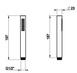 Ручной душ GESSI 316 SHOWER 54054-239