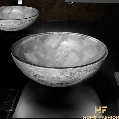 Раковина накладная Glass Design Luna 44 LUNA44YL, цвет - желтый