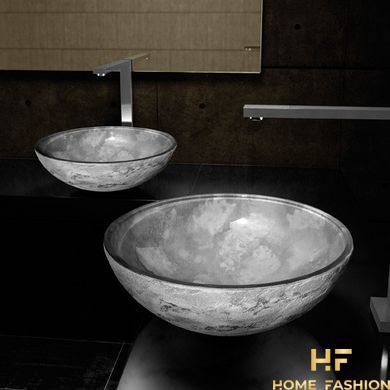 Раковина накладная Glass Design Luna 44 LUNA44YL, цвет - желтый
