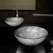 Раковина накладная Glass Design Luna 44 LUNA44YL, цвет - желтый