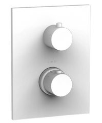 Настенный термостатический смеситель для душа PAFFONI Light LIQ 518 BO/M, цвет - белый матовый