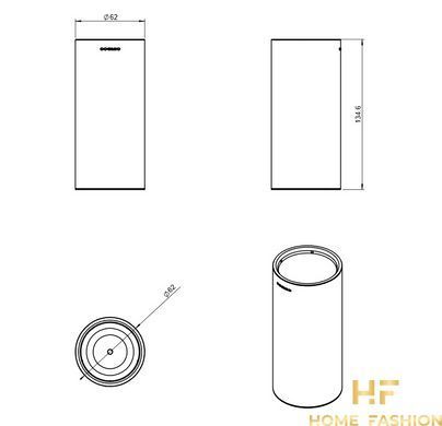 Склянка для зубних щіток Cosmic Logic хром (WJC226A0051002)