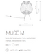 Настільна лампа Nowodvorski Modern MUSE M 8872 WH
