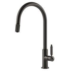 Змішувач для кухні Gessi Venti20 PVD чорний метал брошурований (60622#707)