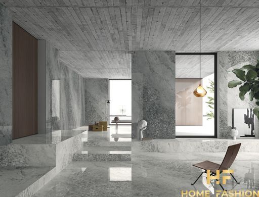 Керамогранит Ultra Crystal Crystal Grey 150x150 Lucidato Shiny