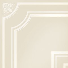 Декор Petracer`s Ad Personam Pavimento Angolare bianco, nero, beige 50x50