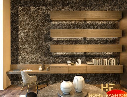Керамограніт Ultra Marmi Dark Emperador 150x300 Lucidato Shiny
