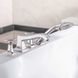 Смеситель для ванны HANSGROHE Metropol Classic на 4 отверстия с крестовыми рукоятками хром, 31449000