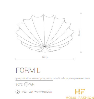 Люстра Nowodvorski Modern FORM L 9672 WH