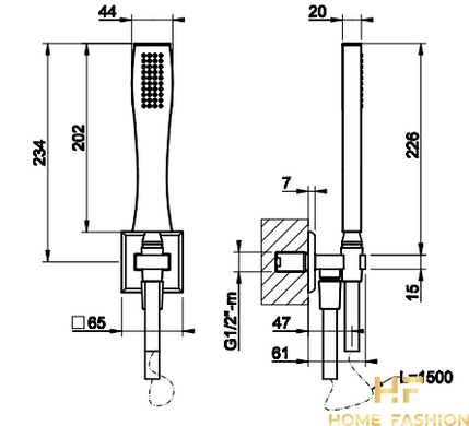 Душевой набор GESSI - MIMI 31223-031